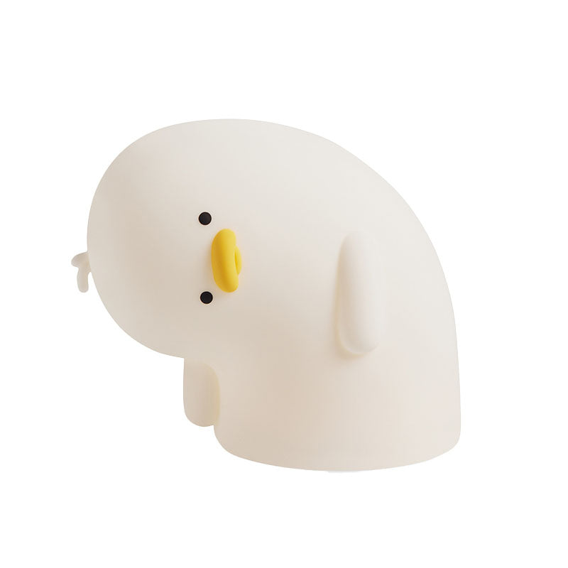 Why Duck Sleep Lamp – Cute Silicone Night Light with Tap Control, Timer Off & Adjustable Brightness