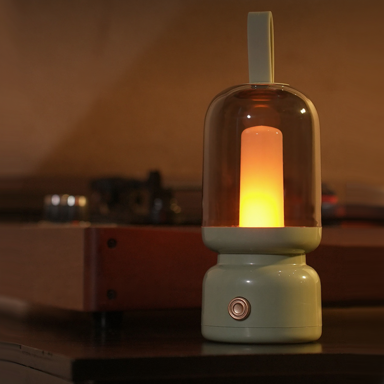Lantern Night Lamp – Vintage Candlelight Handheld Ambient Light with Retro Design, Portable Rechargeable Decorative Lamp
