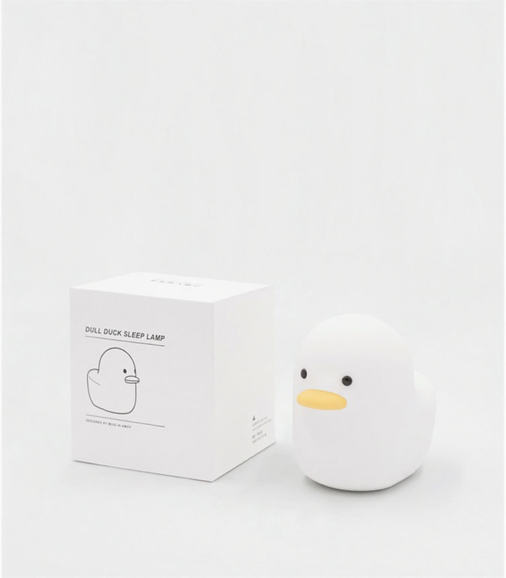 MUID Dull Duck Sleep Lamp – Soft Silicone Night Light with Light Sensor, Warm Soothing Glow for Relaxing Sleep