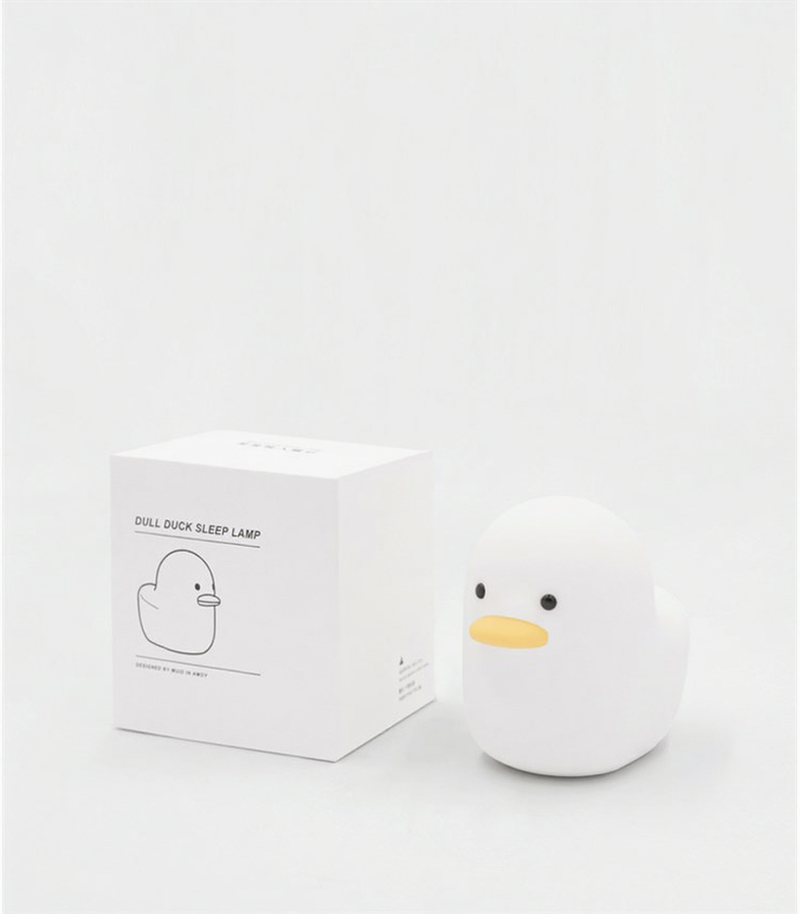 MUID Dull Duck Sleep Lamp – Soft Silicone Night Light with Light Sensor, Warm Soothing Glow for Relaxing Sleep