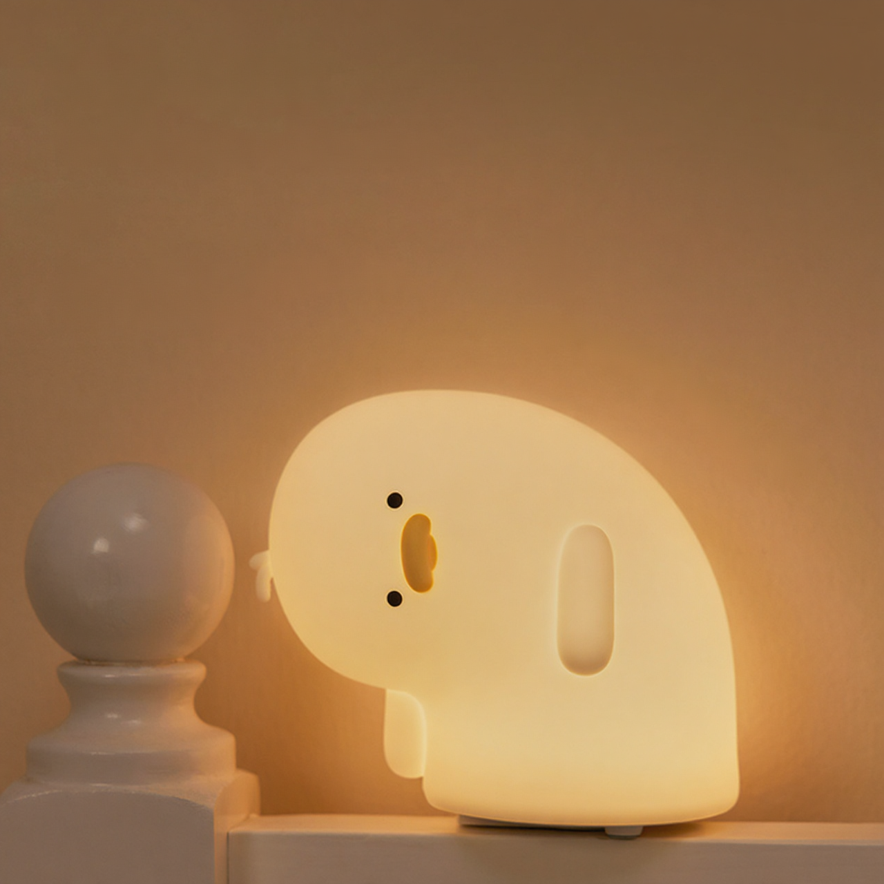 Why Duck Sleep Lamp – Cute Silicone Night Light with Tap Control, Timer Off & Adjustable Brightness